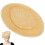 2pcs Apricot Sinamay Cocktail Hat Base Millinery DIY Craft 1