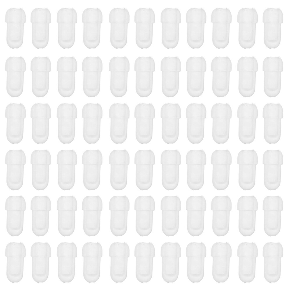 Vaguelly 100Pcs Clear Soft Sleeves For Earring & Nose Piercing
