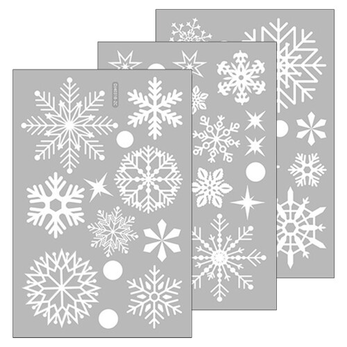 24pcs Window Cling Glass Decal Static Sticker