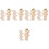 30pcs Wooden Felt Dolls Display Stand Needle Felting Holder 4