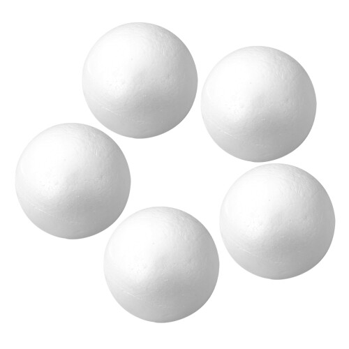 10pcs Polystyrene Foam Balls 12cm Craft Spheres for Kids DIY Projects 1