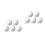 10pcs Polystyrene Foam Balls 12cm Craft Spheres for Kids DIY Projects 4