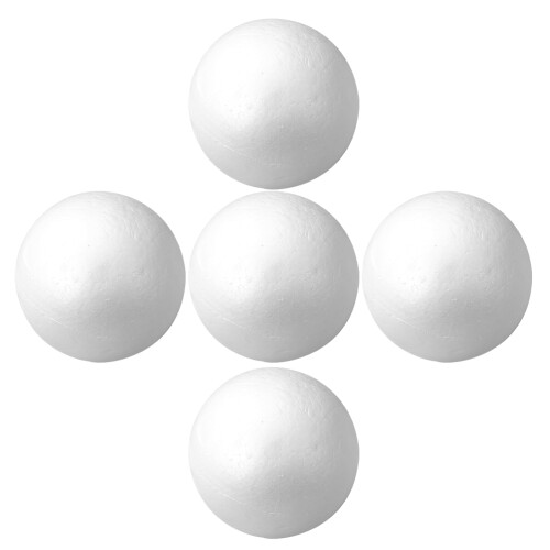 10pcs Polystyrene Foam Balls 12cm Craft Spheres for Kids DIY Projects 2