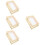 8pcs Paper Making Mold DIY Screen Frame (Random Style Hinge) 9