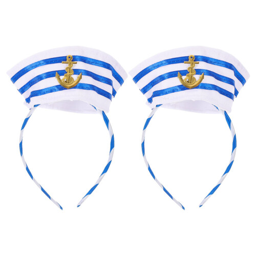 10pcs Captain Hat Headband Sailor Accessory 1