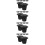 40pcs Plastic Cemetery Vase 16-Hole Flower Holder 10