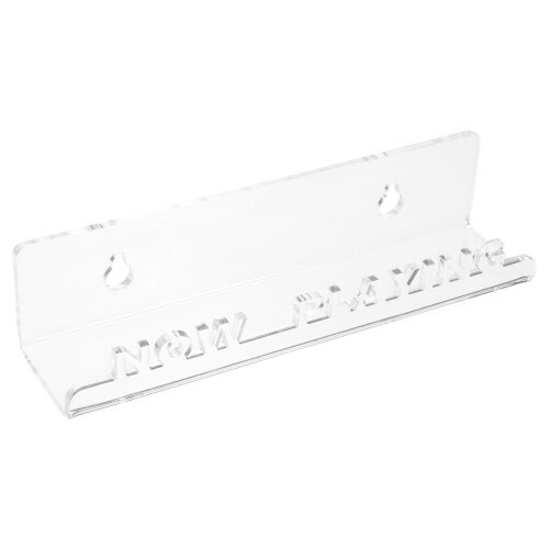 5pcs Vinyl Record Wall Mount Holder Clear Acrylic Shelf