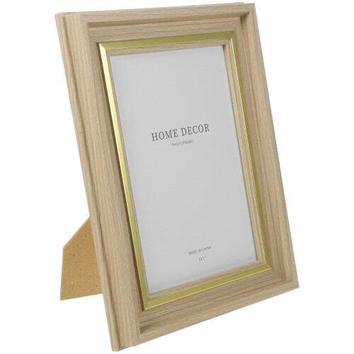 Wooden Desk Standing Photo Frame Display Holder