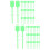 600Pcs Fire Extinguisher Pull Pin Seals Green Plastic Safety Tags 9