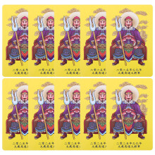 10pcs Chinese Taisui Card Feng Shui Amulet Snake Year Protection