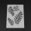 2pcs Plastic Coffee Latte Art Stencils Reusable 7