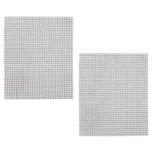 2pcs Non-Stick Grill Mesh Barbecue Mat Bbq Accessory