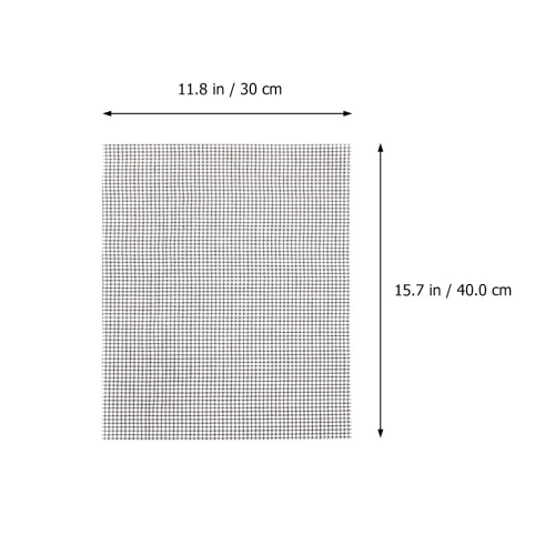 2pcs Non-Stick Grill Mesh Barbecue Mat Bbq Accessory 1