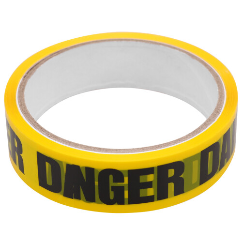 2pcs Danger Warning Safety Tape Self Adhesive Barrier Roll