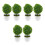 6pcs Artificial Plant Ball Decorative Bonsai Green 4