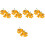 10Pcs Yellow Artificial Cherry Tomatoes Foam Realistic Fruit Decor 6