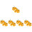 10Pcs Yellow Artificial Cherry Tomatoes Foam Realistic Fruit Decor 7