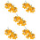 10Pcs Yellow Artificial Cherry Tomatoes Foam Realistic Fruit Decor 10