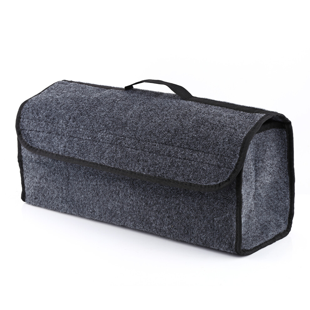 Car Seat Back Rear Storage Bag Trunk Organizer Gray 8320539840567