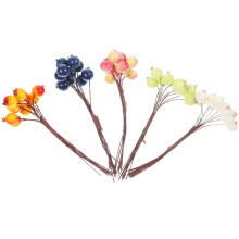 25Pcs Artificial Pomegranate Berry Stems Assorted Color for Home Decor