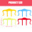 4pcs M-Shaped Acrylic Music Sheet Clips 2