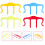 4pcs M-Shaped Acrylic Music Sheet Clips 3