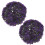 2pcs Simulate Plastic Green Grass Ball Artificial Plant Decor 3