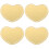 8pcs Acrylic Heart Shape Bag Bottom Base with Holes 7
