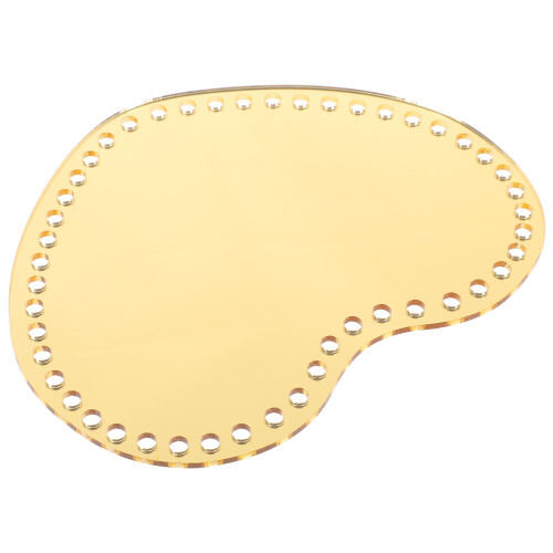 8pcs Acrylic Heart Shape Bag Bottom Base with Holes