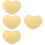 8pcs Acrylic Heart Shape Bag Bottom Base with Holes 9