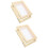 4pcs Paper Making Mold DIY Screen Frame (Random Style Hinge) 9