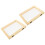 4pcs Paper Making Mold DIY Screen Frame (Random Style Hinge) 11