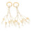 6pcs Kitchen Fruit Vegetable Hanging Rope Banana Hooks 1