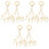 6pcs Kitchen Fruit Vegetable Hanging Rope Banana Hooks 5