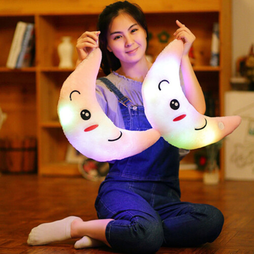 Pink LED Pillow Plush Toy Without Battery 1