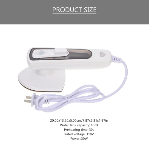 1set Handheld Electric Iron Portable Clothing Iron Plug 2