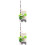 2Pcs White Artificial Flower Sushi Plate Decorations for Hotel Dining 7