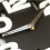 Hollow-Out 3D Big Digits Round Wall Clock Black 6