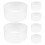 6Pcs Transparent Plastic Hat Shaper Insert Adjustable Dome Hat Support 1