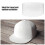 6Pcs Transparent Plastic Hat Shaper Insert Adjustable Dome Hat Support 7