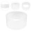 6Pcs Transparent Plastic Hat Shaper Insert Adjustable Dome Hat Support 11
