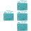 4 Sets Mini Doll School Supplies Ruler Mat Learning Props 6