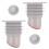 2Pcs Kitchen Drain Valve Silicone Seal Plug Anti Clogging Backflow 9
