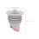 2Pcs Kitchen Drain Valve Silicone Seal Plug Anti Clogging Backflow 2