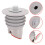2Pcs Kitchen Drain Valve Silicone Seal Plug Anti Clogging Backflow 10