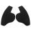 2Stk Bart- Und Haarlinien Schablone Schwarz Aus Robustem PVC Material 1