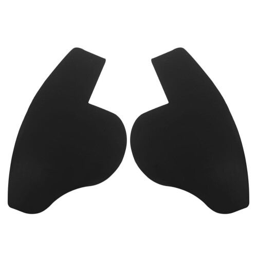 2Stk Bart- Und Haarlinien Schablone Schwarz Aus Robustem PVC Material
