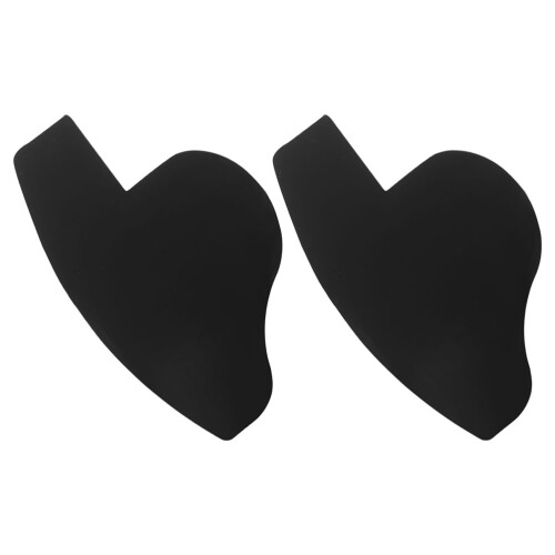 2Stk Bart- Und Haarlinien Schablone Schwarz Aus Robustem PVC Material 1