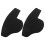 2Stk Bart- Und Haarlinien Schablone Schwarz Aus Robustem PVC Material 10