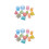 4sets Transparent 3D Geometry Shapes Math Teaching Tools 9